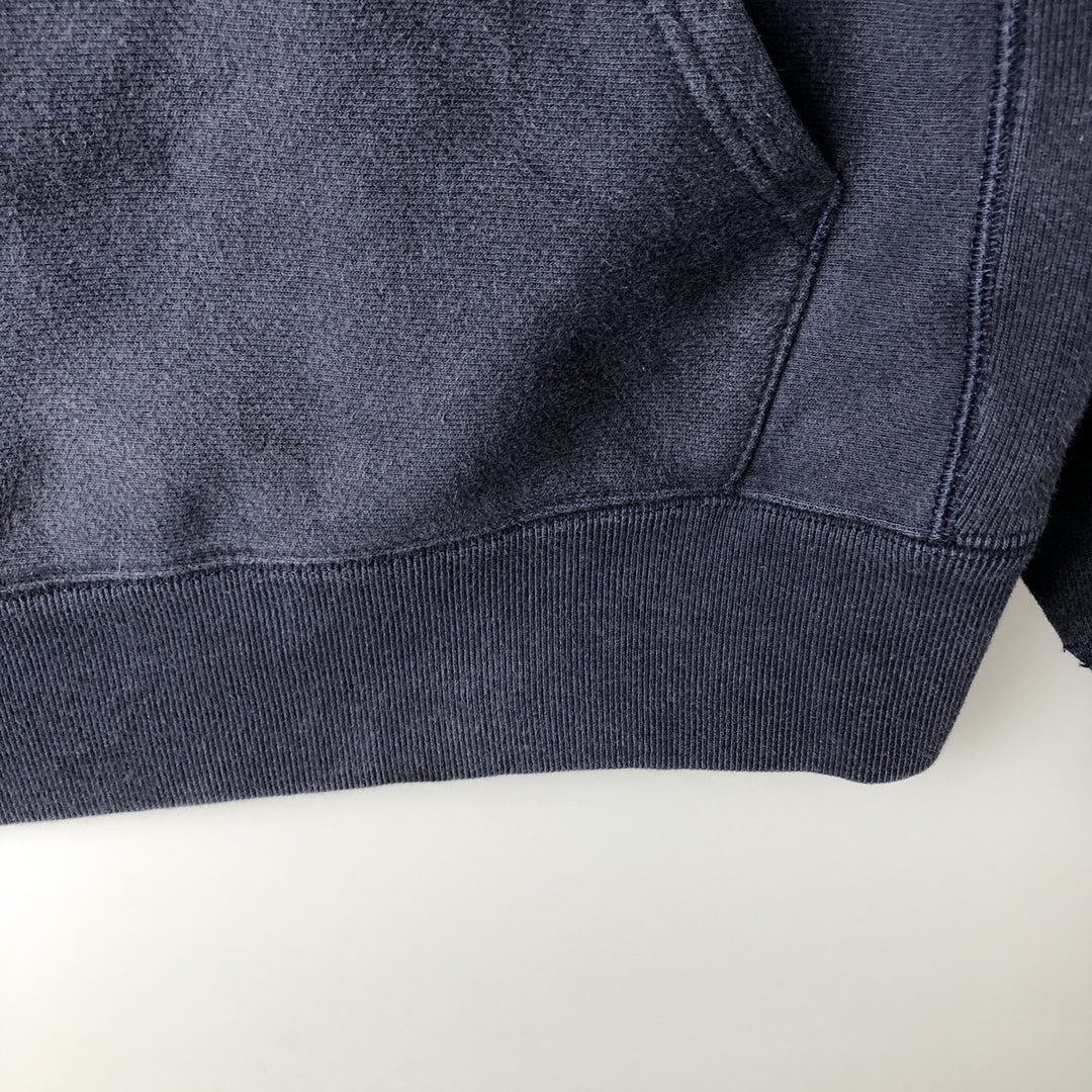 Champion REVERSE WEAVE College Sweat Full-Zip Hoodie, Men's Size M (approx.) cotton navy blue type Vintage Second Hand
