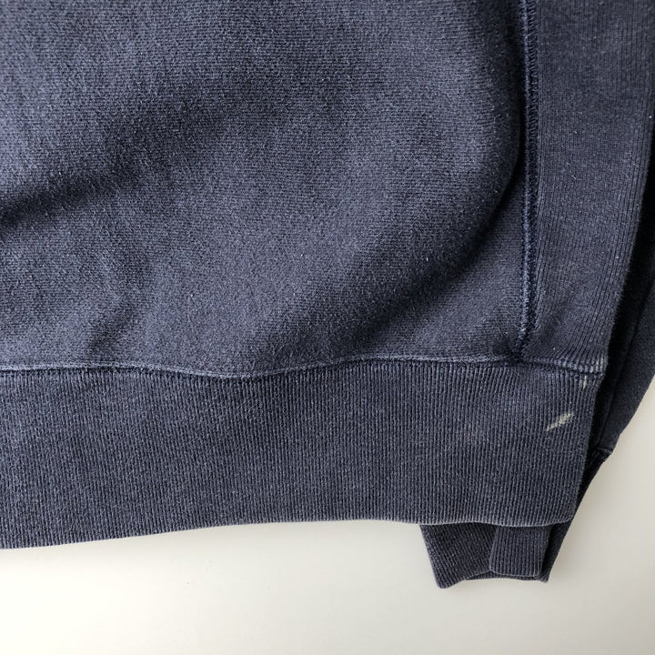 Champion REVERSE WEAVE College Sweat Full-Zip Hoodie, Men's Size M (approx.) cotton navy blue type Vintage Second Hand