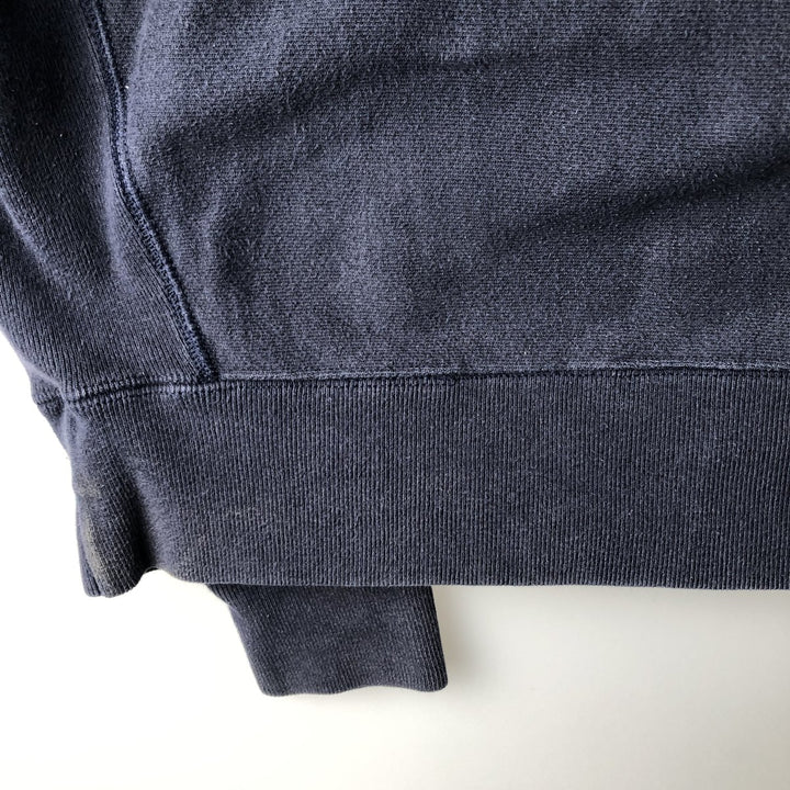 Champion REVERSE WEAVE College Sweat Full-Zip Hoodie, Men's Size M (approx.) cotton navy blue type Vintage Second Hand
