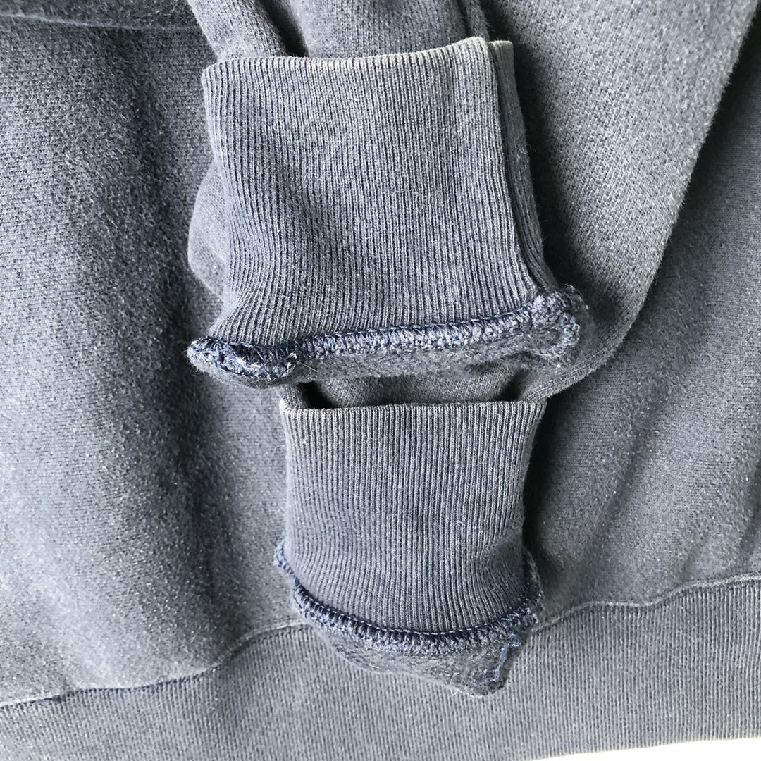 Champion REVERSE WEAVE College Sweat Full-Zip Hoodie, Men's Size M (approx.) cotton navy blue type Vintage Second Hand