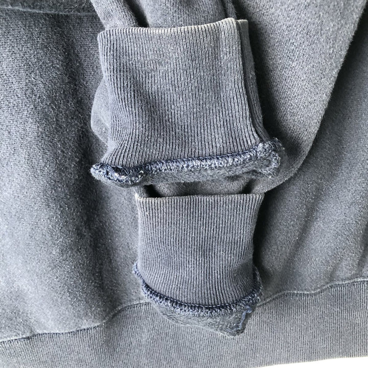 Champion REVERSE WEAVE College Sweat Full-Zip Hoodie, Men's Size M (approx.) cotton navy blue type Vintage Second Hand