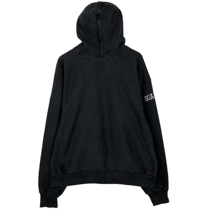 2000'S Champion sweatshirt pullover hoodie, men's size XL (approx.) cotton Charcoal Vintage Second Hand