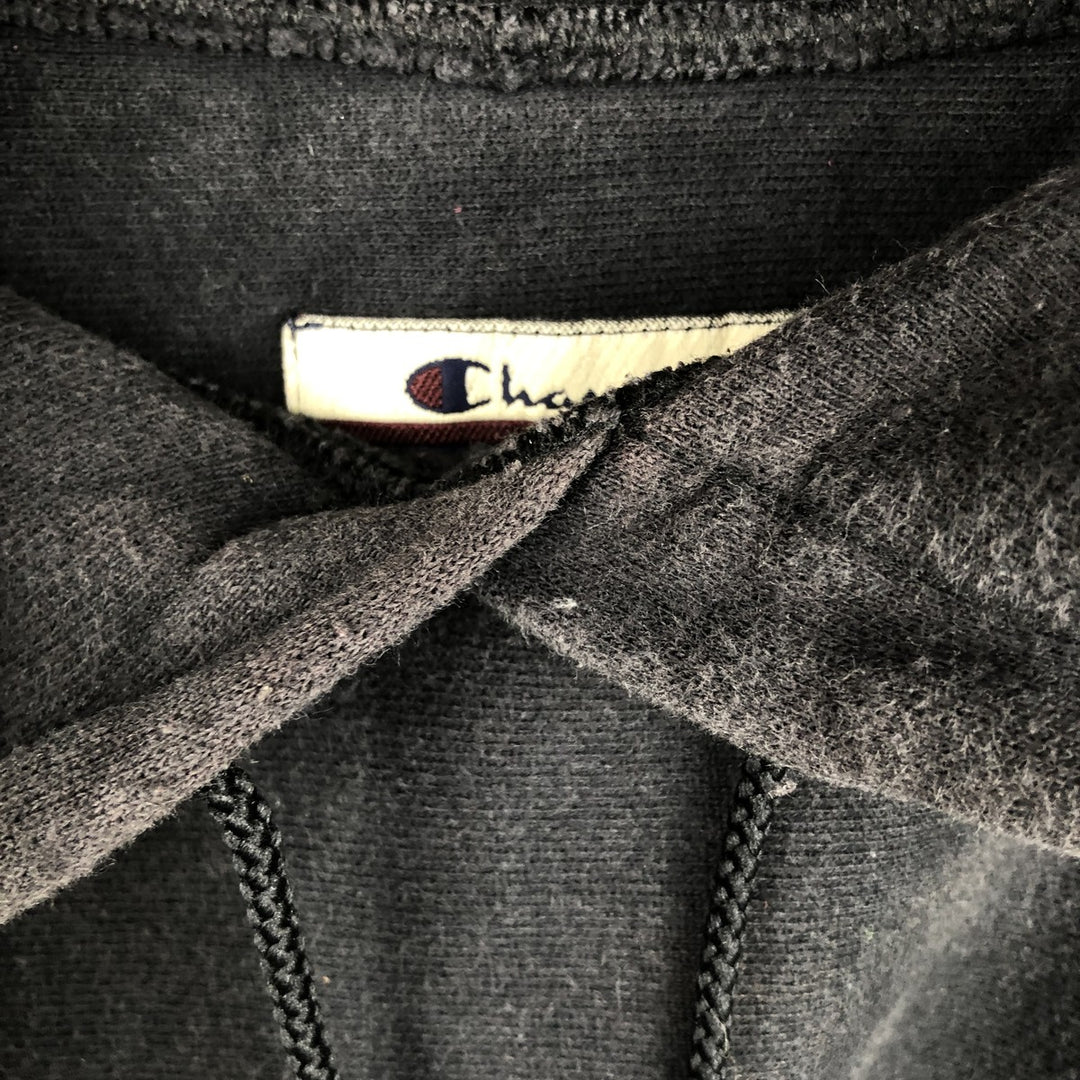 2000'S Champion sweatshirt pullover hoodie, men's size XL (approx.) cotton Charcoal Vintage Second Hand