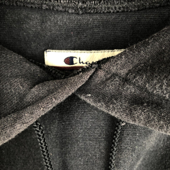 2000'S Champion sweatshirt pullover hoodie, men's size XL (approx.) cotton Charcoal Vintage Second Hand
