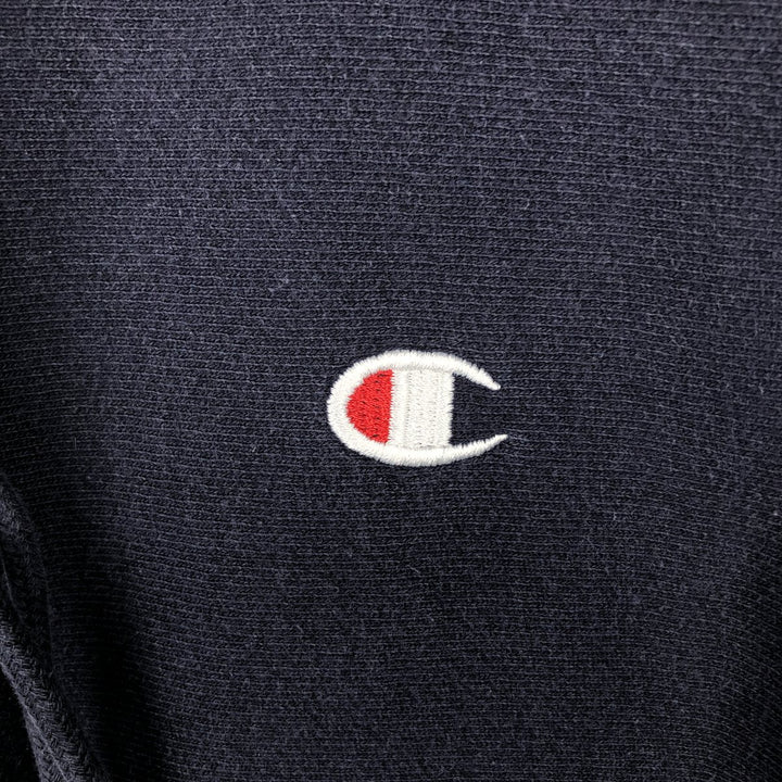2000'S Champion Sweatshirt Pullover Hoodie, Men's Size M cotton navy blue type Vintage Second Hand