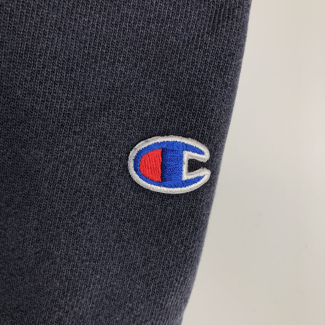 2000'S Champion Sweatshirt Pullover Hoodie, Men's Size M cotton navy blue type Vintage Second Hand