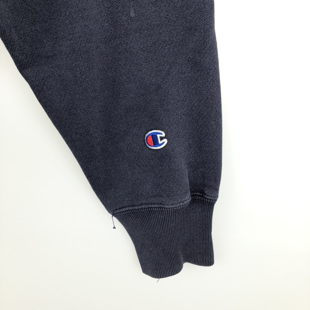 2000'S Champion Sweatshirt Pullover Hoodie, Men's Size M cotton navy blue type Vintage Second Hand