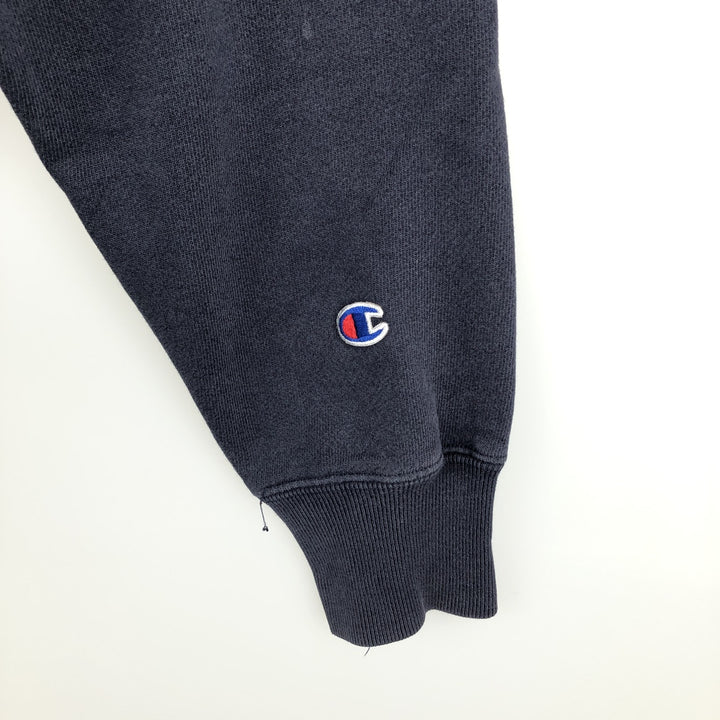 2000'S Champion Sweatshirt Pullover Hoodie, Men's Size M cotton navy blue type Vintage Second Hand