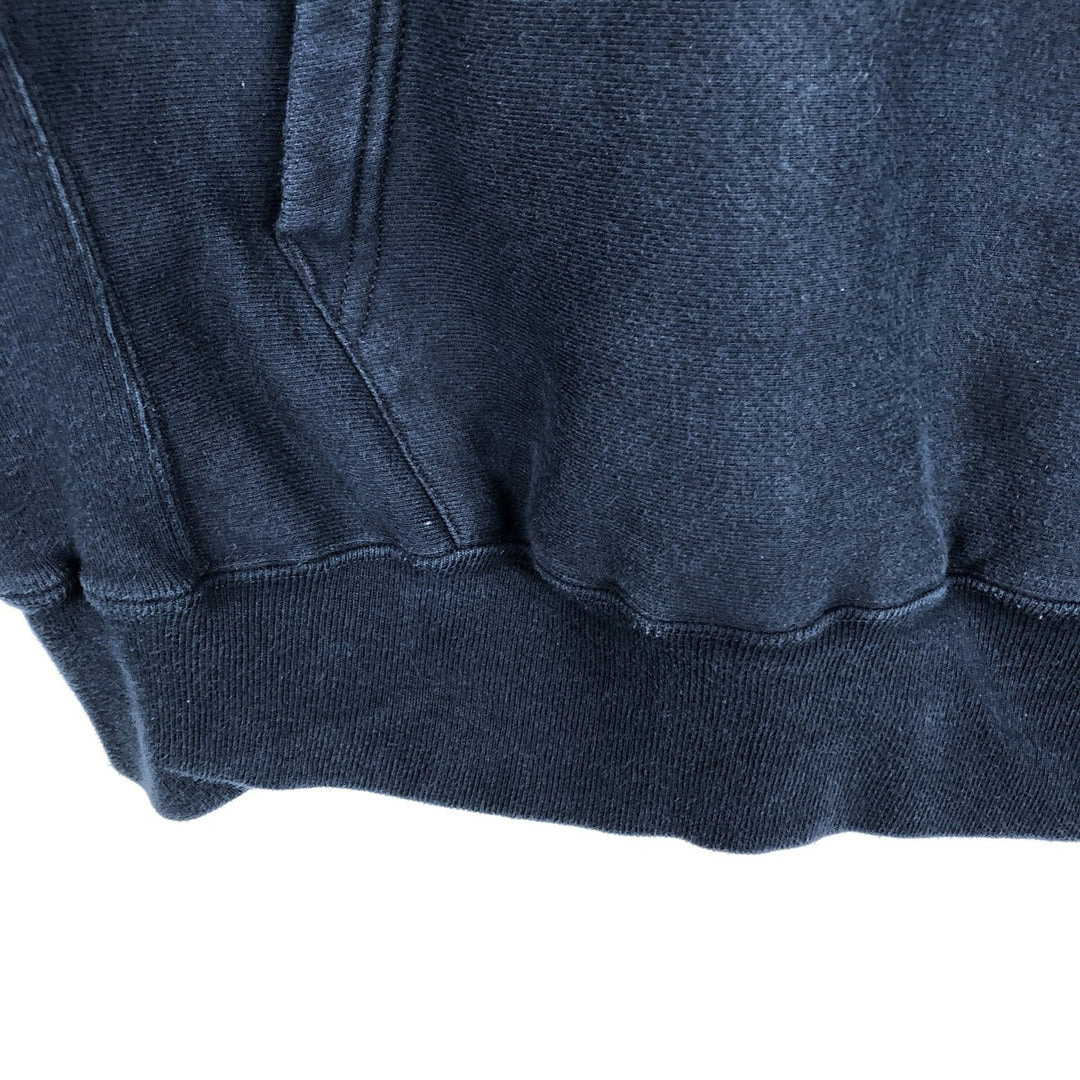 2000'S Champion sweatshirt pullover hoodie, men's size L (approx.) cotton navy blue type Vintage Second Hand