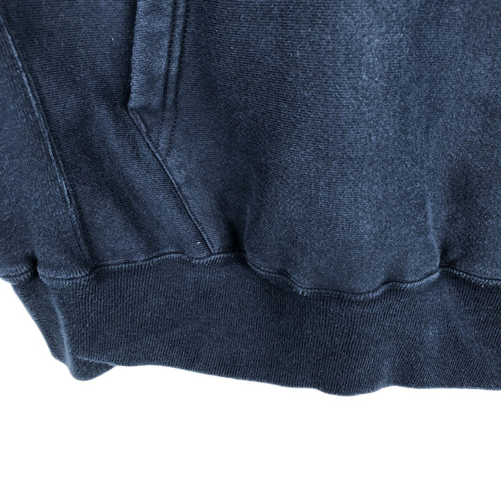 2000'S Champion sweatshirt pullover hoodie, men's size L (approx.) cotton navy blue type Vintage Second Hand