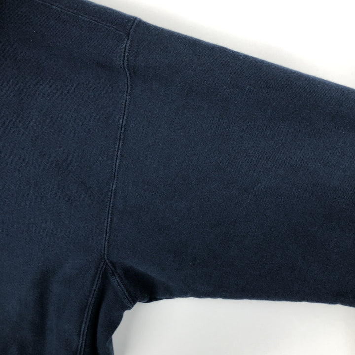 2000'S Champion sweatshirt pullover hoodie, men's size L (approx.) cotton navy blue type Vintage Second Hand