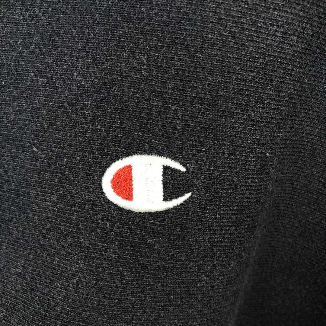 2000'S Champion Sweatshirt Pullover Hoodie, Men's Size M cotton navy blue type Vintage Second Hand