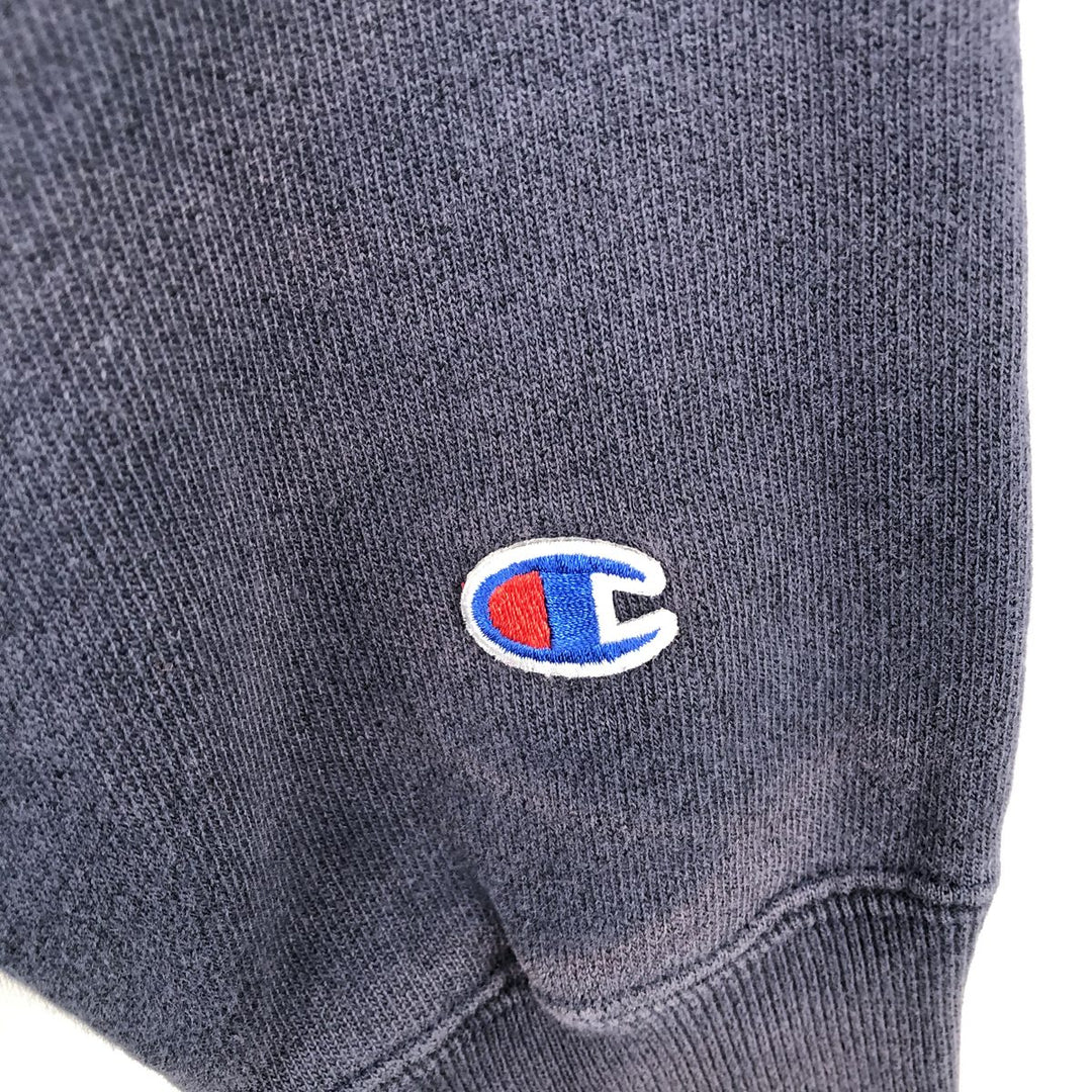 2000'S Champion Sweatshirt Pullover Hoodie, Men's Size M cotton navy blue type Vintage Second Hand