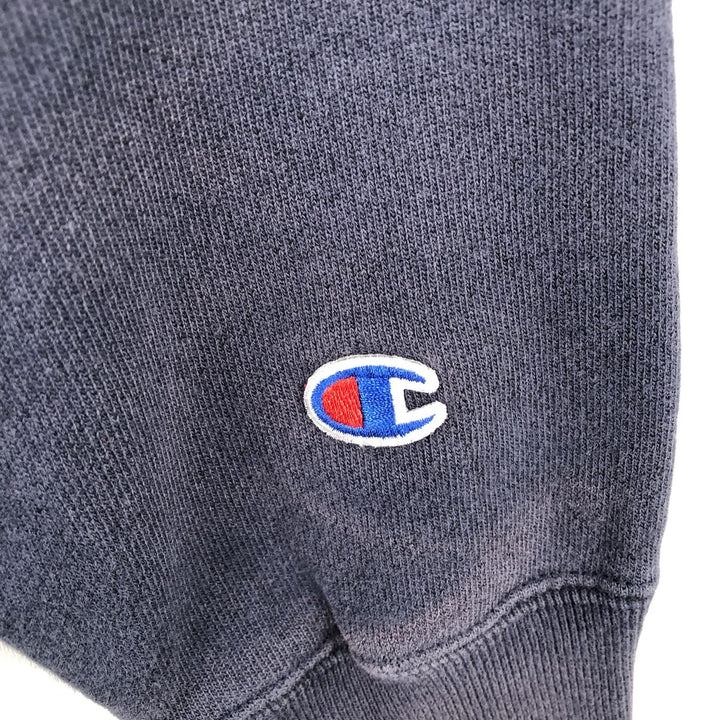 2000'S Champion Sweatshirt Pullover Hoodie, Men's Size M cotton navy blue type Vintage Second Hand
