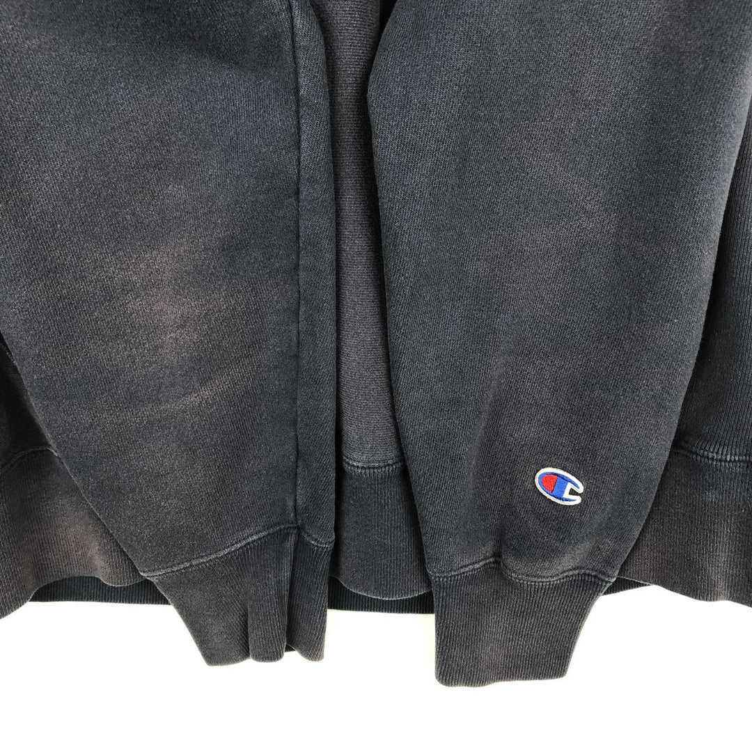 2000'S Champion Sweatshirt Pullover Hoodie, Men's Size M cotton navy blue type Vintage Second Hand