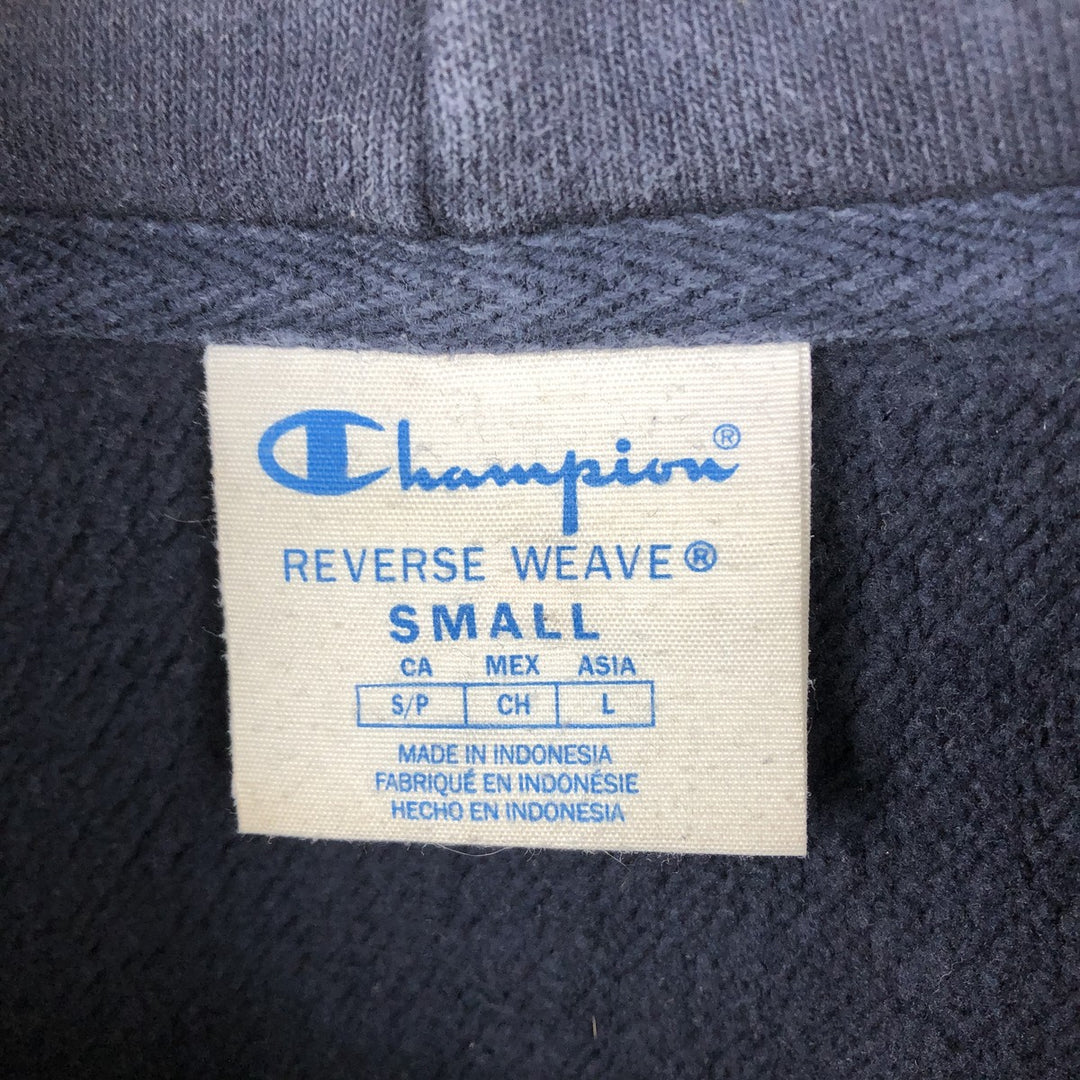 2000'S Champion sweatshirt pullover hoodie, men's size S (approx.) cotton navy blue type Vintage Second Hand