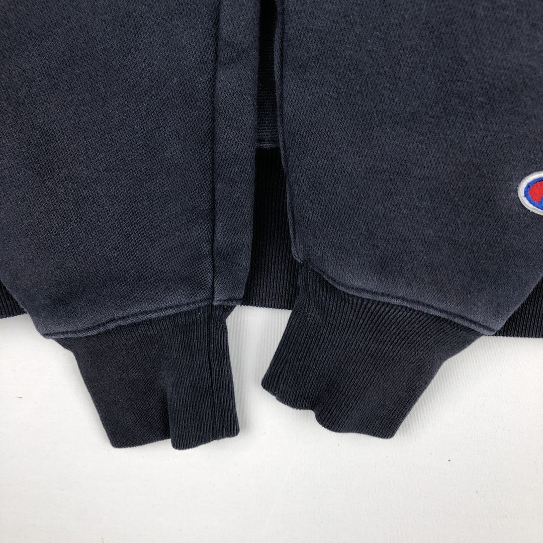 2000'S Champion sweatshirt pullover hoodie, men's size S (approx.) cotton navy blue type Vintage Second Hand