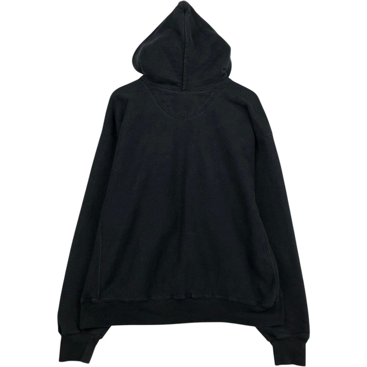 2000'S Champion College Sweatshirt Pullover Hoodie, Men's XL cotton black type Vintage Second Hand