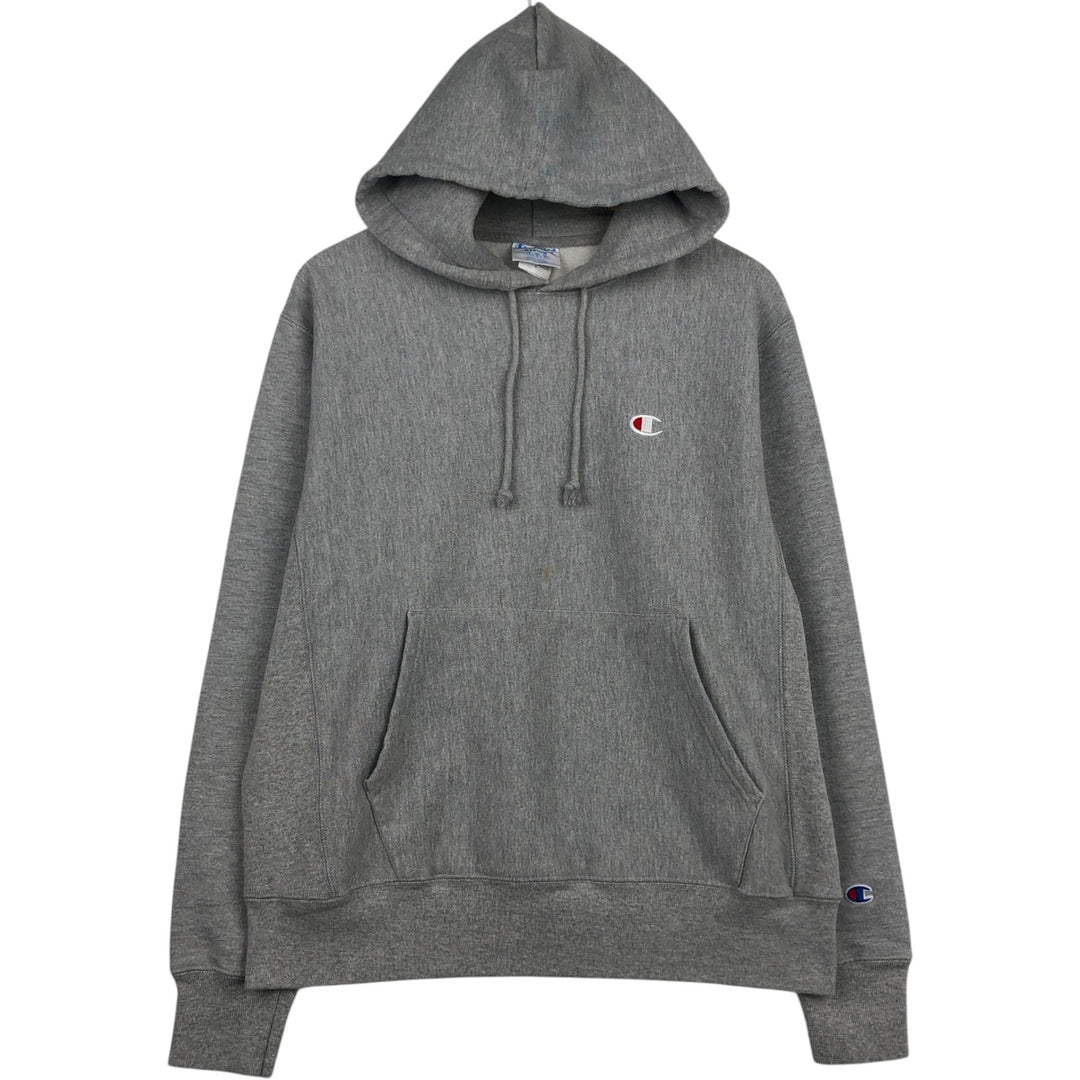 2000'S Champion Sweatshirt Pullover Hoodie, Men's Size M cotton gray type Vintage Second Hand