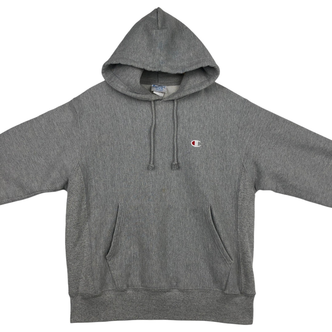 2000'S Champion Sweatshirt Pullover Hoodie, Men's Size M cotton gray type Vintage Second Hand
