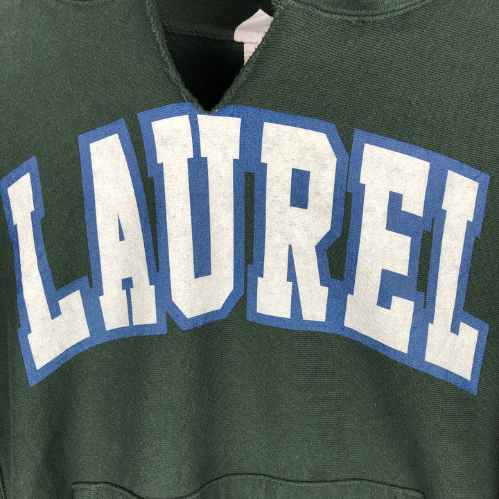 2000'S Champion Sweatshirt Pullover Hoodie, Men's Size M cotton Green type dark green Vintage Second Hand