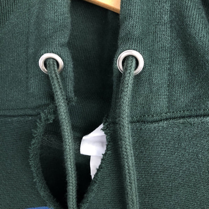 2000'S Champion Sweatshirt Pullover Hoodie, Men's Size M cotton Green type dark green Vintage Second Hand