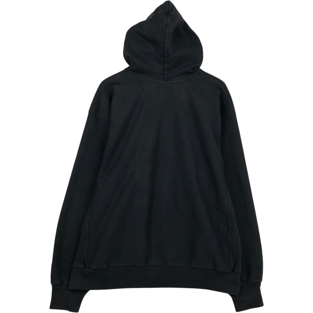 2000'S Champion College Sweatshirt Pullover Hoodie, Men's XL cotton black type Vintage Second Hand