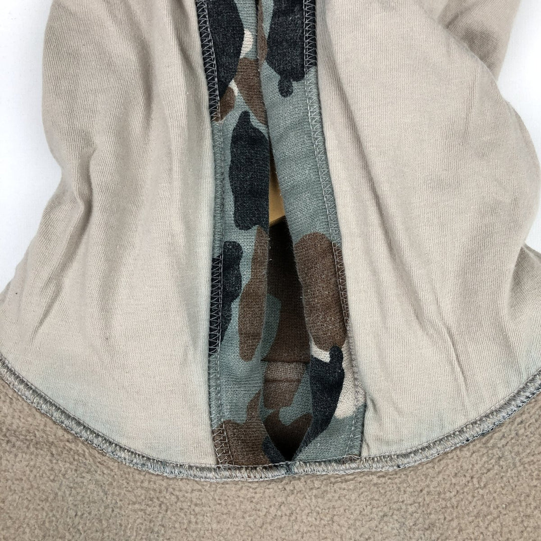 Champion REVERSE WEAVE Camouflage Pattern Sweatshirt Pullover Hoodie (Men's Size L equivalent) cotton Khaki type sage green Vintage Second Hand