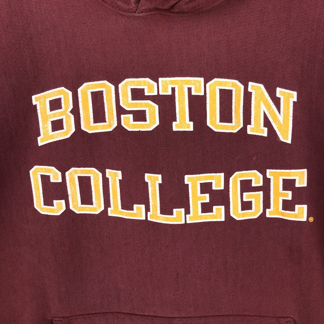 2000'S Champion College Sweatshirt Pullover Hoodie, Men's Size L cotton red type Vintage Second Hand