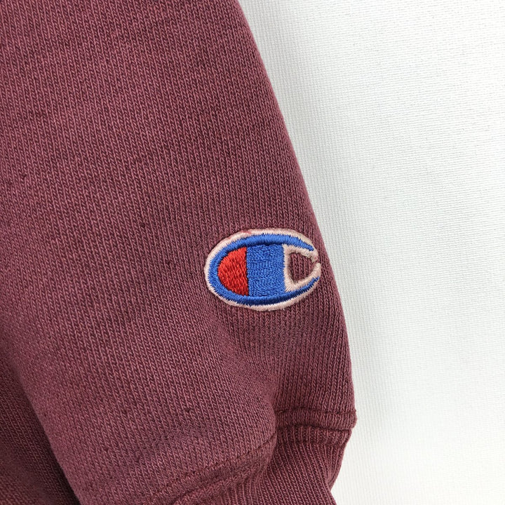 2000'S Champion College Sweatshirt Pullover Hoodie, Men's Size L cotton red type Vintage Second Hand