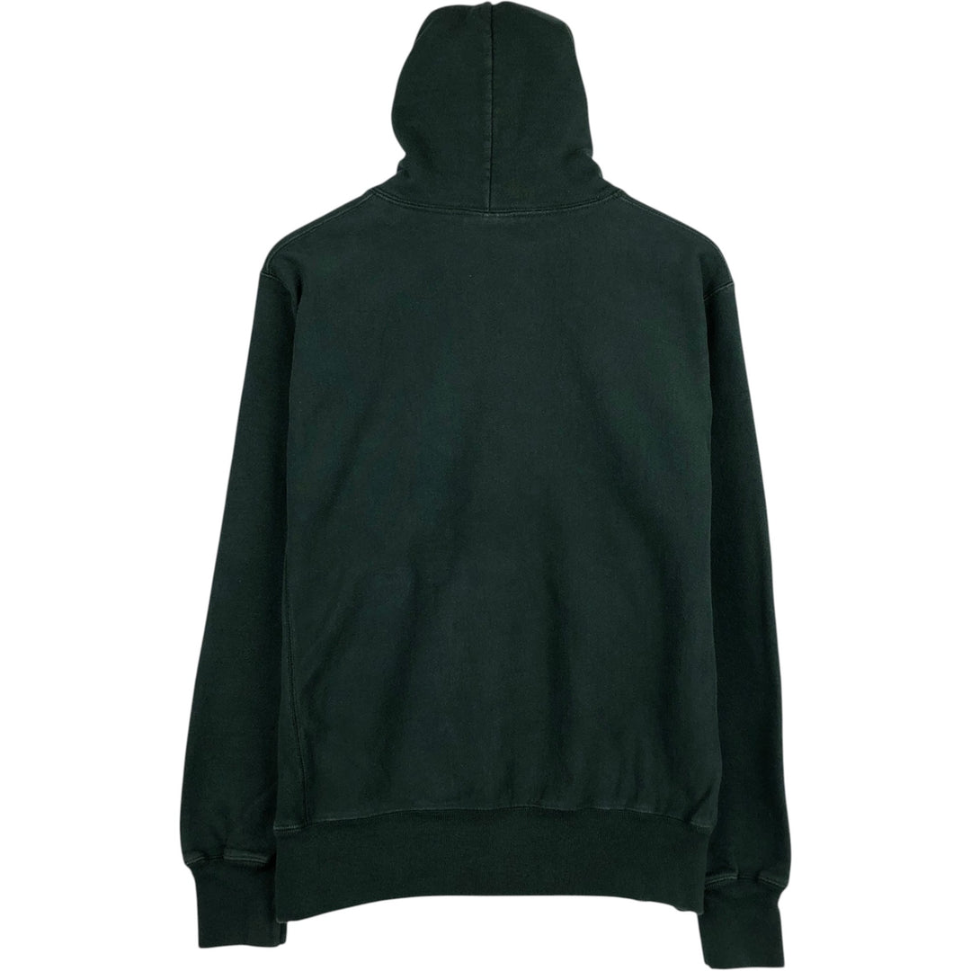 Champion REVERSE WEAVE College Character Sweatshirt Pullover Hoodie (Men's Size M) cotton Green type dark green Vintage Second Hand
