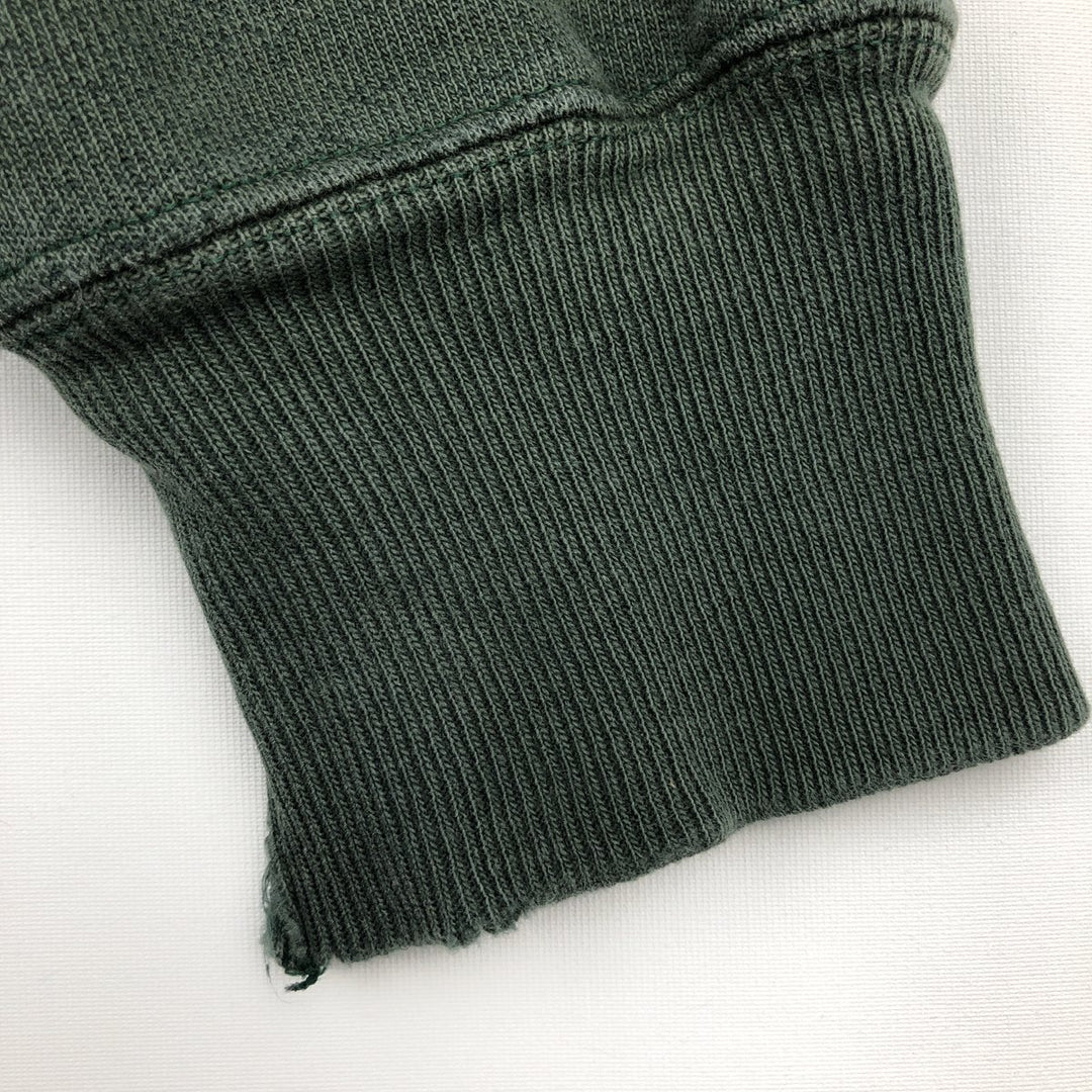 2000'S Champion PREMIUM REVERSE WEAVE Cut-off College Sweatshirt Pullover Hoodie (Men's Size S) cotton green type Vintage Second Hand