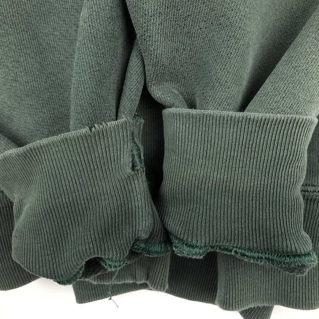 2000'S Champion PREMIUM REVERSE WEAVE Cut-off College Sweatshirt Pullover Hoodie (Men's Size S) cotton green type Vintage Second Hand