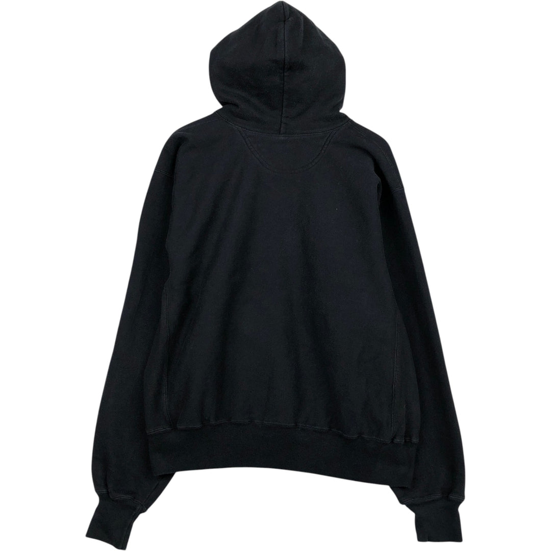 00'S Champion Premium Reverse Weave College Sweat Pullover Hoodie, Men's Size L cotton navy blue type Vintage Second Hand