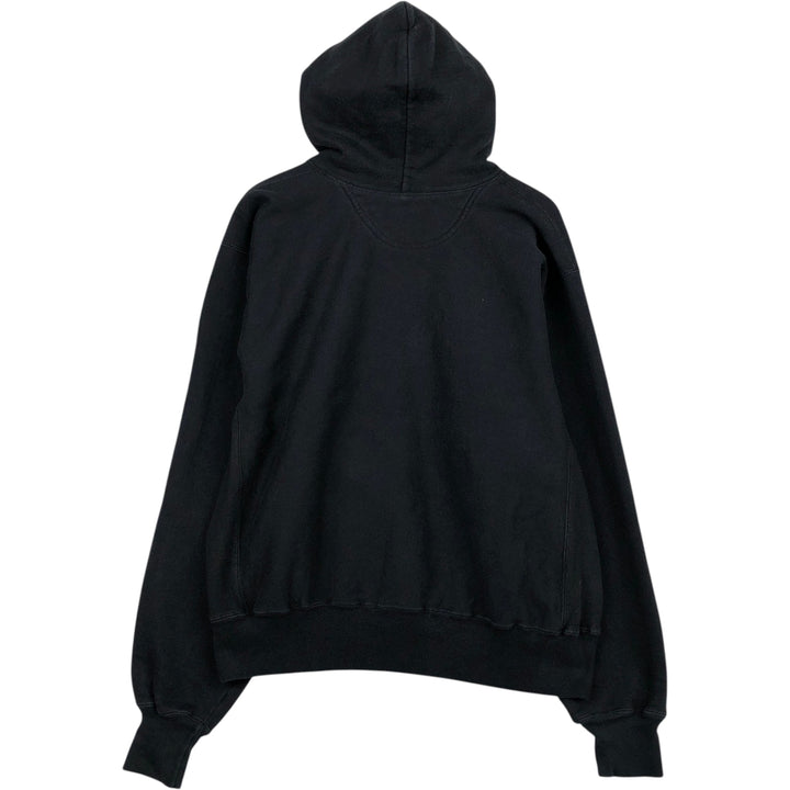 00'S Champion Premium Reverse Weave College Sweat Pullover Hoodie, Men's Size L cotton navy blue type Vintage Second Hand