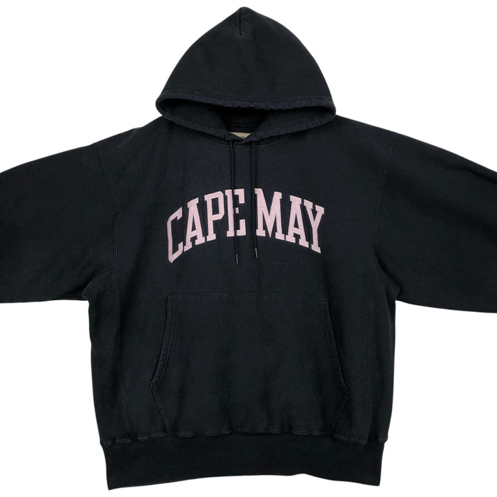 00'S Champion Premium Reverse Weave College Sweat Pullover Hoodie, Men's Size L cotton navy blue type Vintage Second Hand