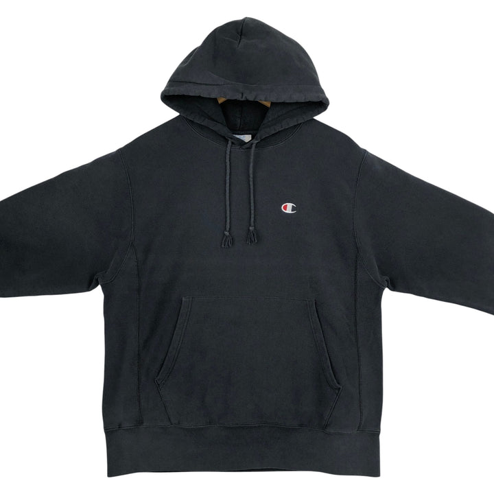 Champion REVERSE WEAVE Reverse Weave Sweat Pullover Hoodie Men's M cotton black type Vintage Second Hand