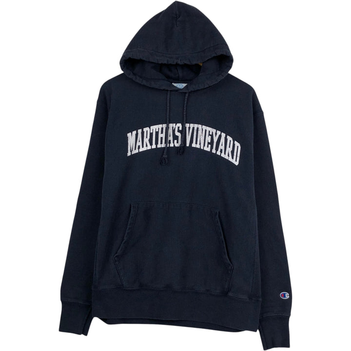 Champion REVERSE WEAVE Reverse Weave Sweat Pullover Hoodie Men's L size cotton navy blue type Vintage Second Hand