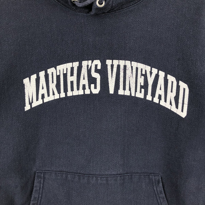 Champion REVERSE WEAVE Reverse Weave Sweat Pullover Hoodie Men's L size cotton navy blue type Vintage Second Hand