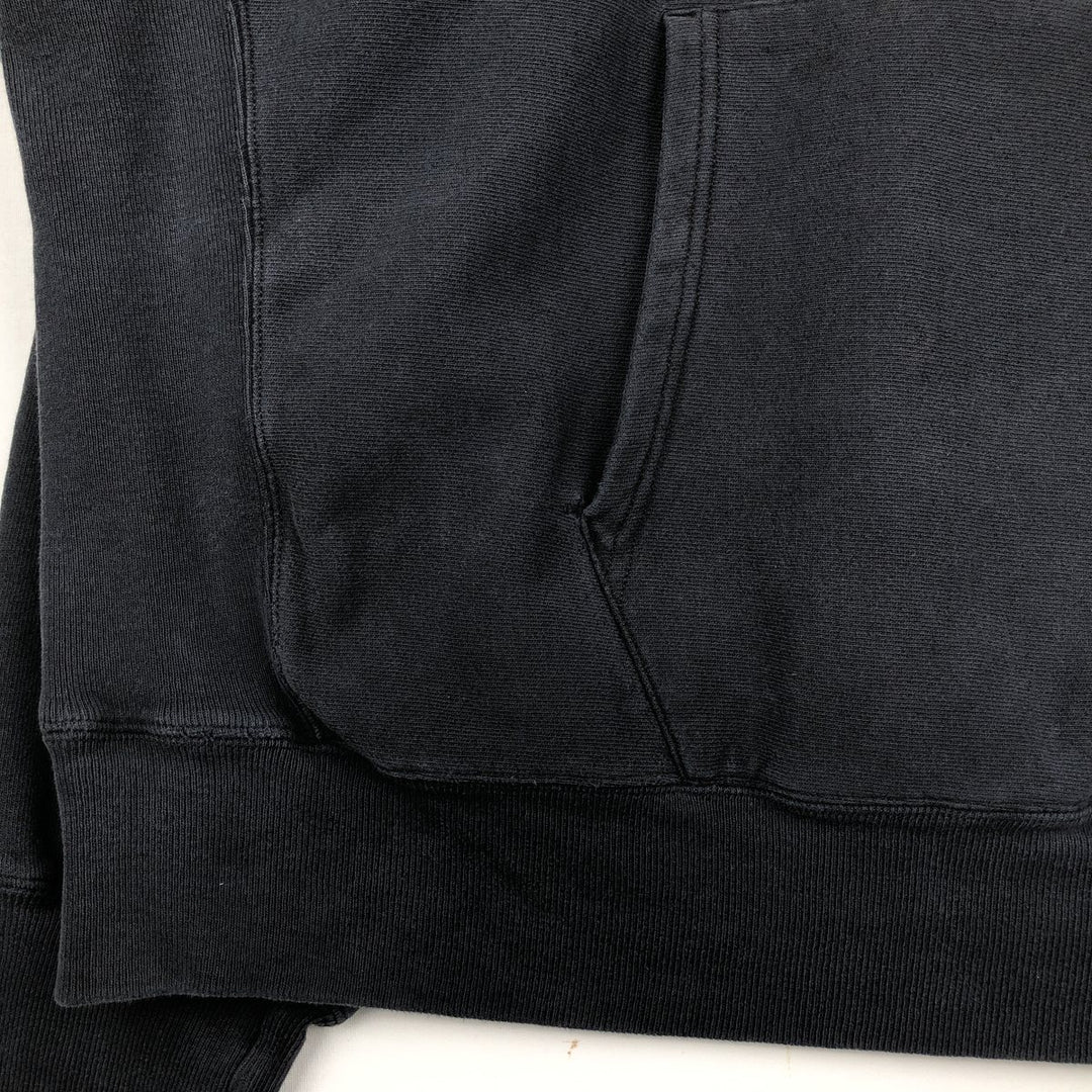 2000'S Champion PREMIUM REVERSE WEAVE Advertising Sweatshirt Pullover Hoodie, Men's XXL equivalent. cotton black type Vintage Second Hand