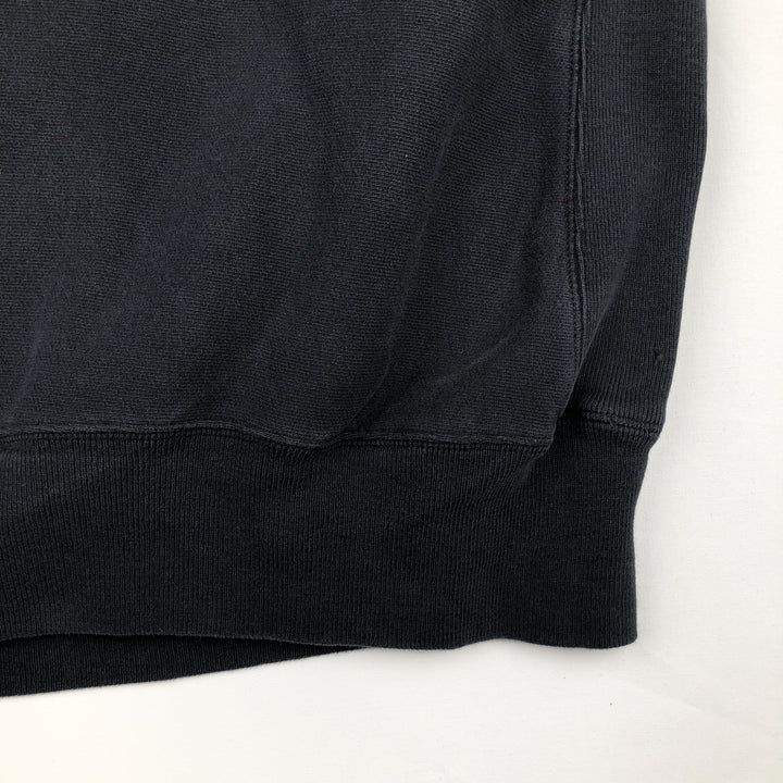 2000'S Champion PREMIUM REVERSE WEAVE Advertising Sweatshirt Pullover Hoodie, Men's XXL equivalent. cotton black type Vintage Second Hand