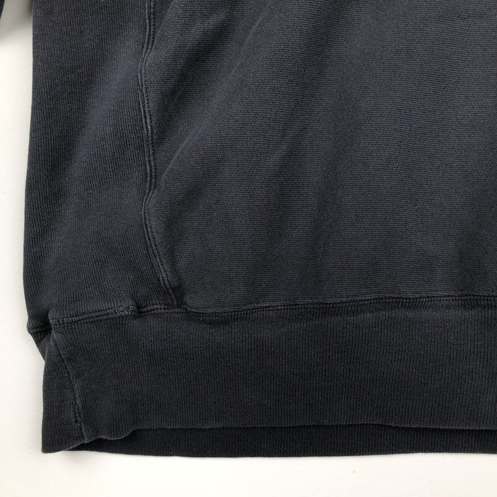 2000'S Champion PREMIUM REVERSE WEAVE Advertising Sweatshirt Pullover Hoodie, Men's XXL equivalent. cotton black type Vintage Second Hand