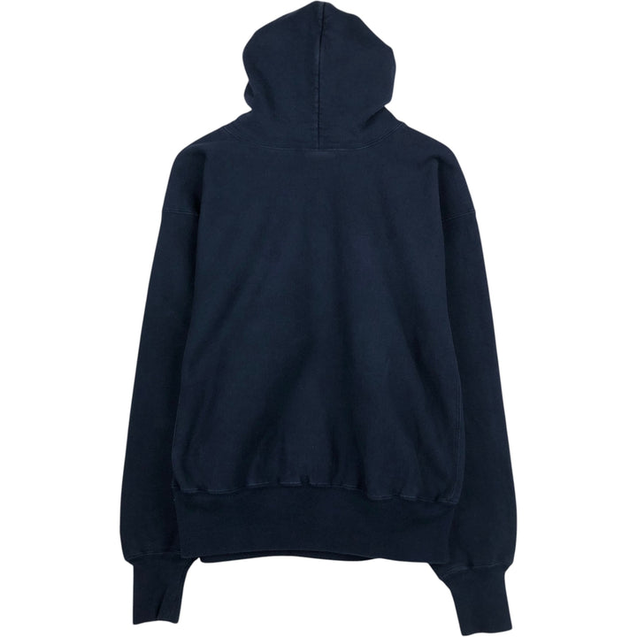 2000'S Champion REVERSE WEAVE Reverse Weave College Sweatshirt Pullover Hoodie, Men's Size L cotton navy blue type Vintage Second Hand