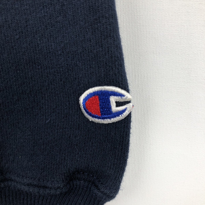 2000'S Champion REVERSE WEAVE Reverse Weave College Sweatshirt Pullover Hoodie, Men's Size L cotton navy blue type Vintage Second Hand
