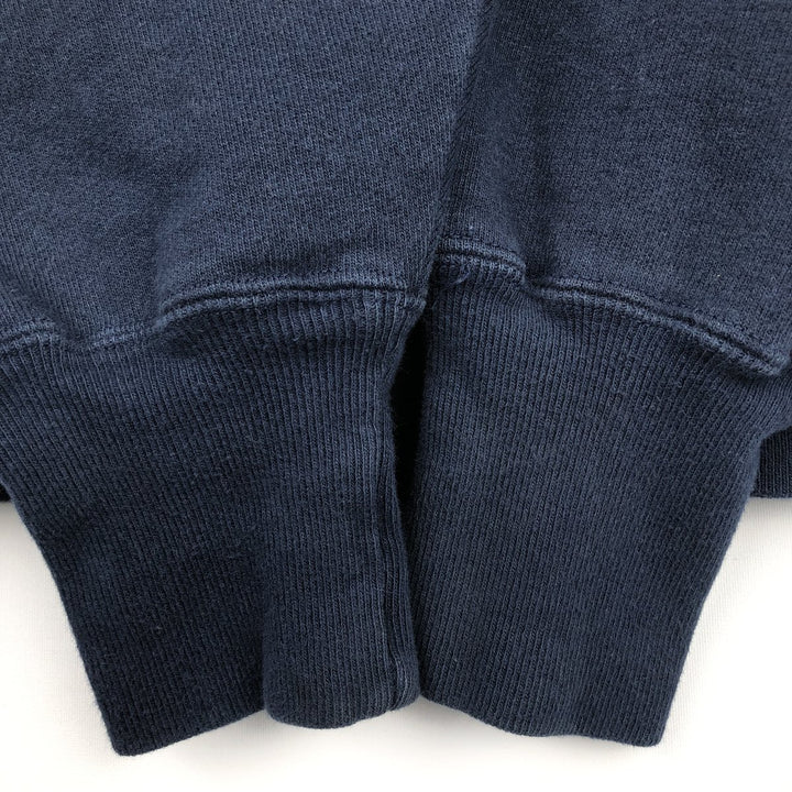 2000'S Champion REVERSE WEAVE Reverse Weave College Sweatshirt Pullover Hoodie, Men's Size L cotton navy blue type Vintage Second Hand