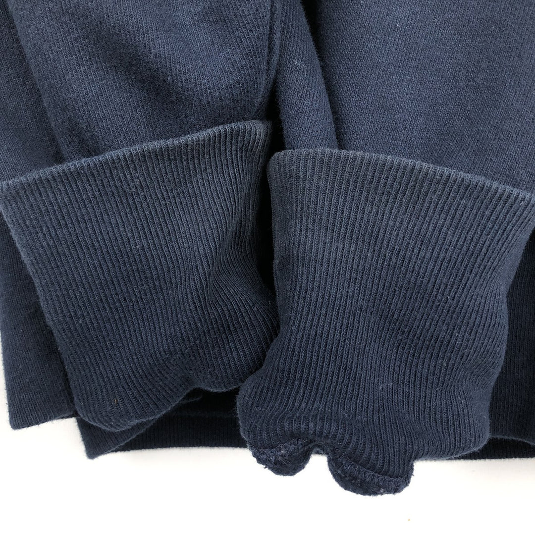 2000'S Champion REVERSE WEAVE Reverse Weave College Sweatshirt Pullover Hoodie, Men's Size L cotton navy blue type Vintage Second Hand