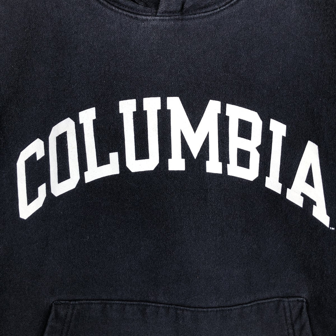 2000'S Champion Original Reverse Weave Columbia University College Sweatshirt Pullover Hoodie (Men's Size M) cotton navy blue type Vintage Second Hand