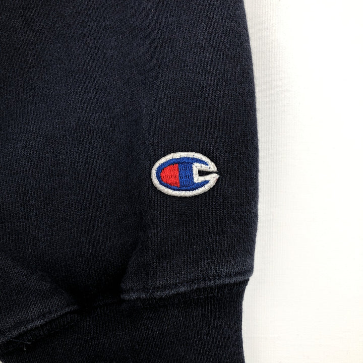 2000'S Champion Original Reverse Weave Columbia University College Sweatshirt Pullover Hoodie (Men's Size M) cotton navy blue type Vintage Second Hand