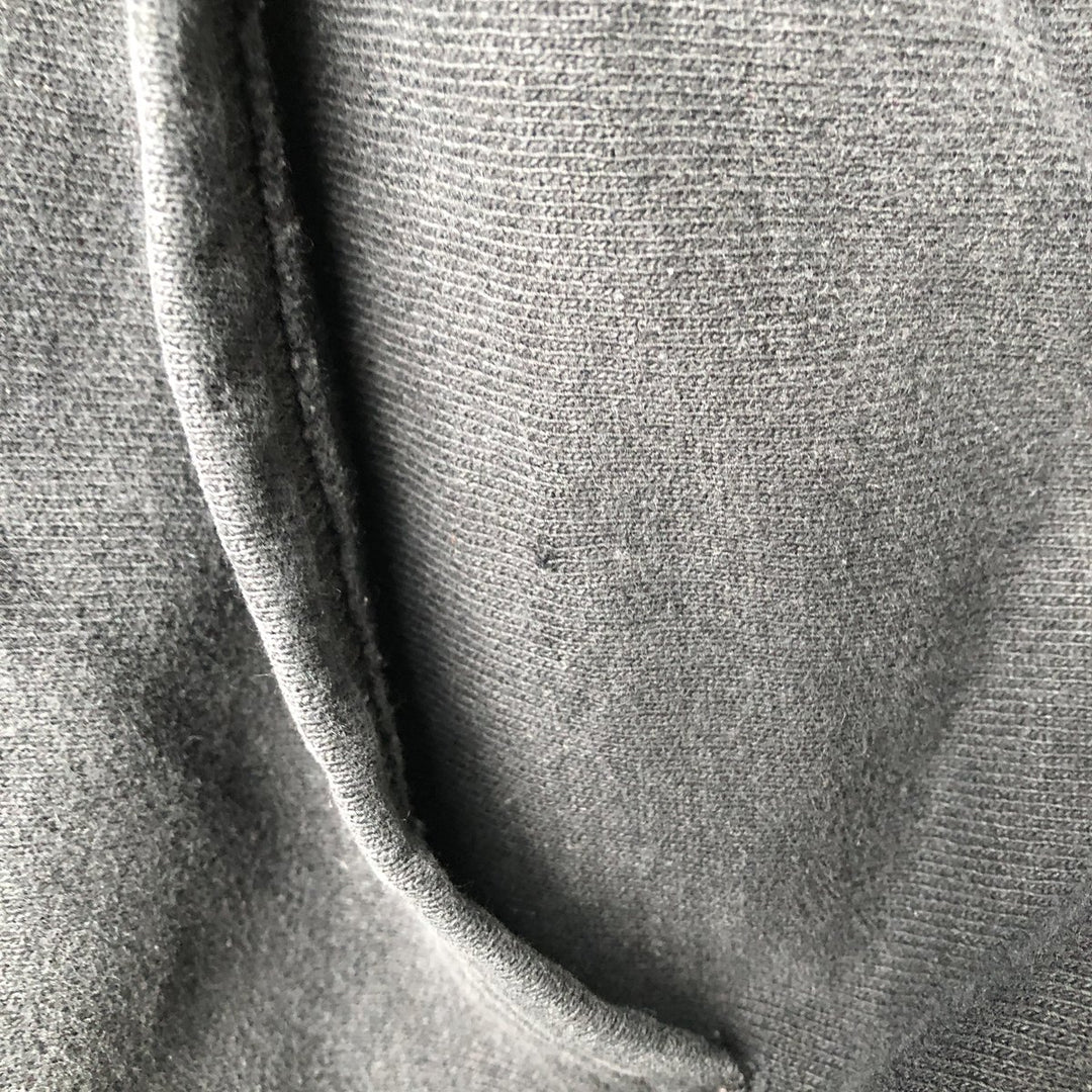 2000'S Champion Premium Reverse Weave Skull Pattern Sweatshirt Pullover Hoodie (Men's Size L) cotton black type Vintage Second Hand