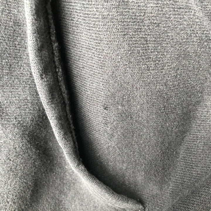2000'S Champion Premium Reverse Weave Skull Pattern Sweatshirt Pullover Hoodie (Men's Size L) cotton black type Vintage Second Hand